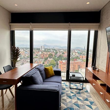Loft Con Increible Vista Zona Polanco Condesa - Gym Y Business Center Apartment Mexico City Luaran gambar