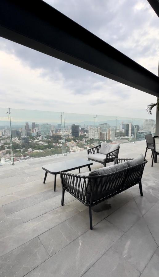 Loft Con Increible Vista Zona Polanco Condesa - Gym Y Business Center Apartment Mexico City Luaran gambar